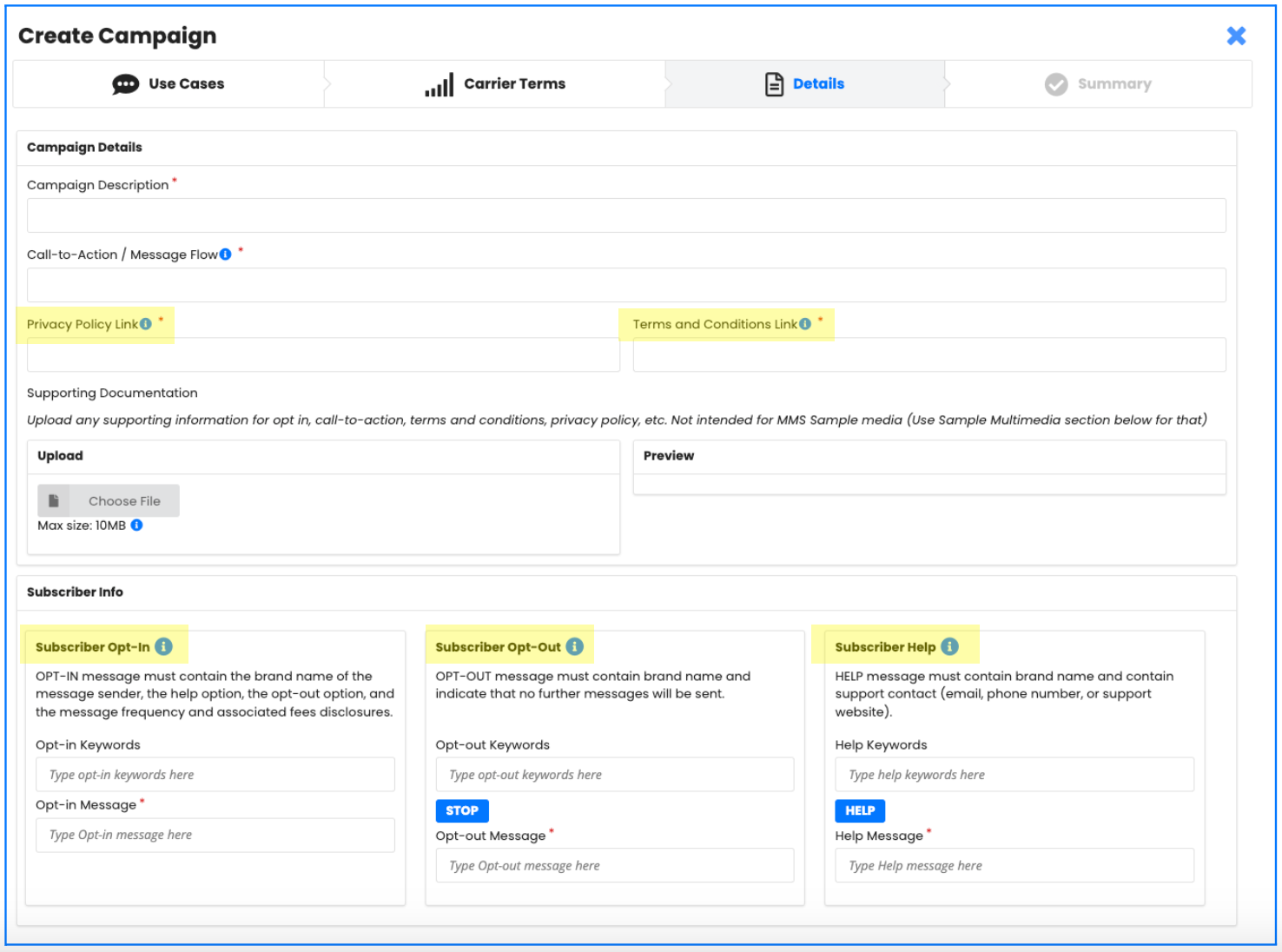 10DLC Campaign Compliance Updates in Commio Platform